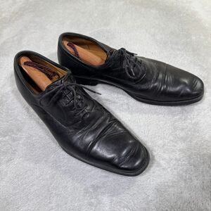 Magnanni Mens Size 9.5 D Black Leather Segovia Cap‎ Toe Oxford Dress Shoes 12654